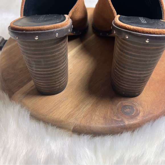 Rebecca Minkoff Brown Leather Galyn Mule Heels Size 9 - Picture 4 of 8